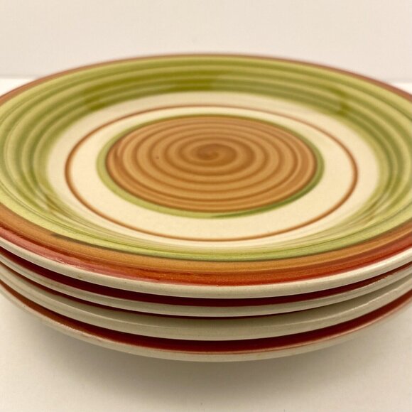 Pier 1 Imports Valencia salad plates, 7.75 inch side plates set of 4 - Picture 3 of 9